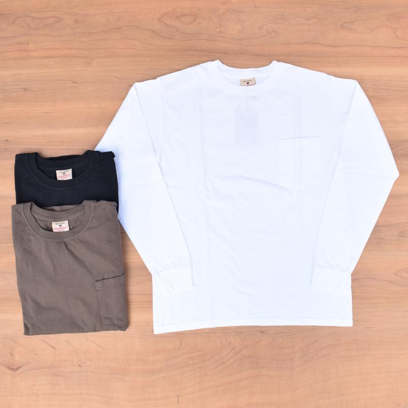 GOODWEAR(グッドウェア)【MADE IN USA】 L/S CREW NECK  POCKET T-SHIRTS (アメリカ製 長袖 クルーネック ポケットＴシャツ) 7.2oz HEAVYWEIGHT(ヘヴィーウェイト)