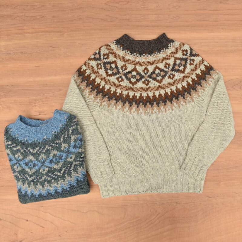 PEMBRIDGE SHEPHERD(書き込みブリッジ回路 飼い主)【MADE IN SCOTLAND】 LOPI SWEATER / MOCK NECK SWEATER(ロピーセーター / モックネックセーター)
