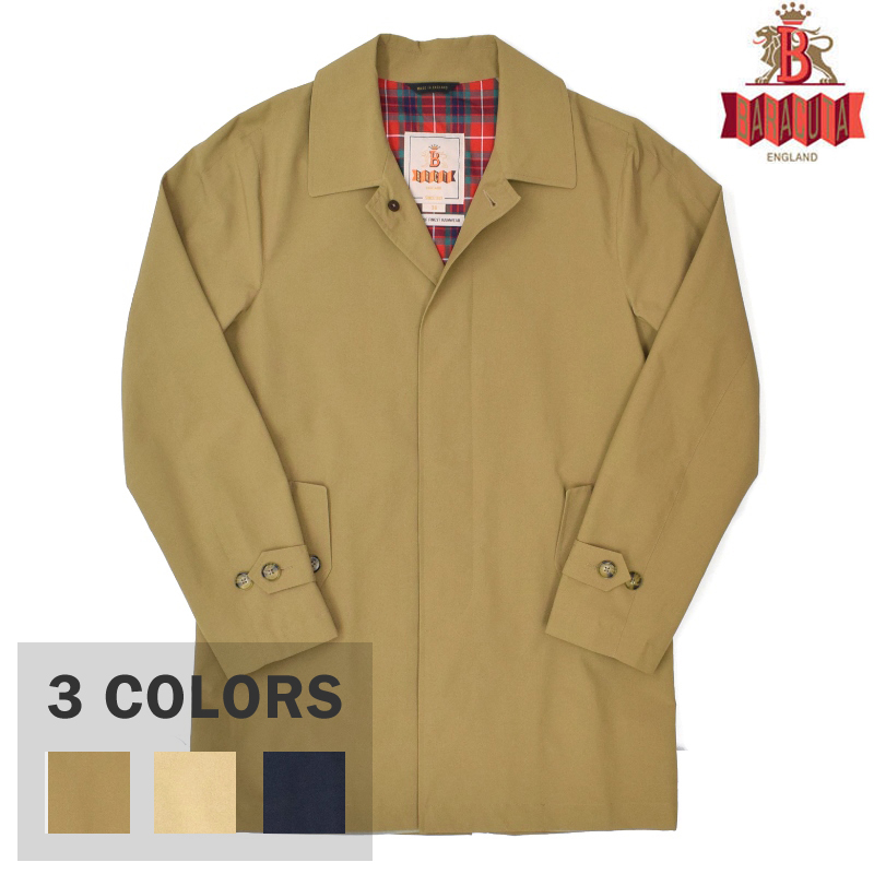 楽天市場】【3 COLORS】BARACUTA(バラクータ) ステンカラーコート #G