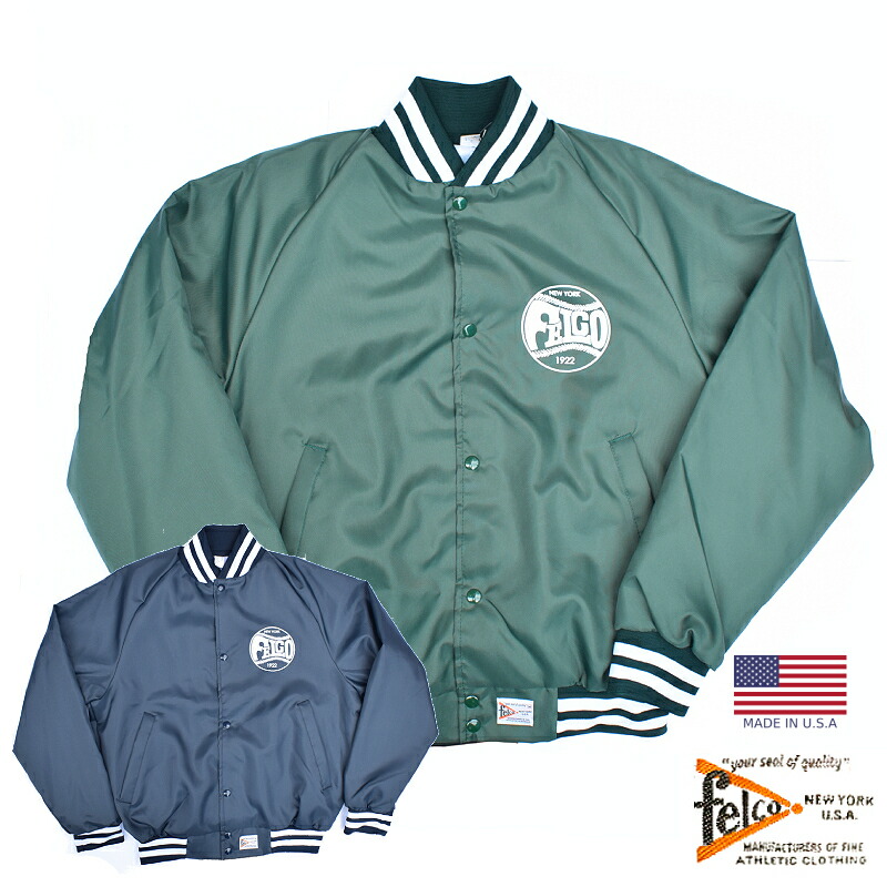 【楽天市場】FELCO(フェルコ) 【MADE IN U.S.A】NYLON OX BASEBALL AWARD JACKET JACKET
