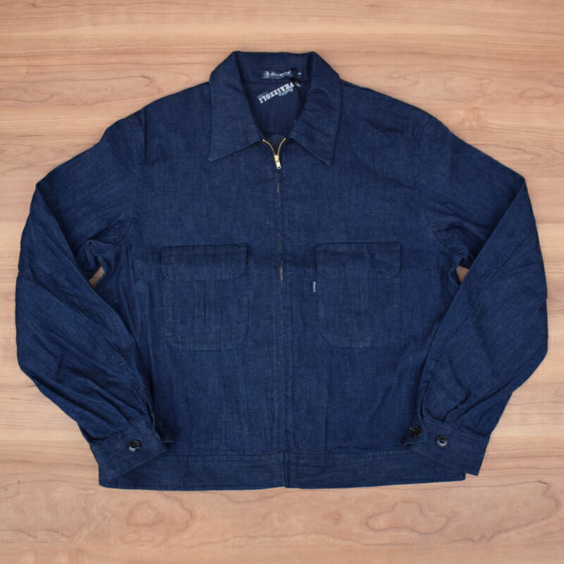 FRAIZZOLI(フライツォーリ) DRIZZLER JACKET (ドリズラージャケット) COTTON/LINEN DENIM (コットンリネンデニム)