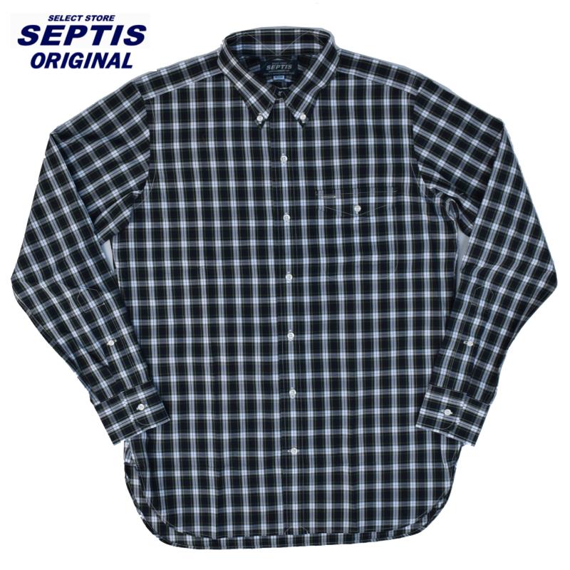 SEPTIS ORIGINAL(セプティズオリジナル) L/S B/D IVY SHIRTS(オリジナルアイビーシャツ 長袖ボタンダウンシャツ) BROAD / DRESS GORDODN (ブロードクロス / ドレスゴードン)|SELECT STORE SEPTIS
