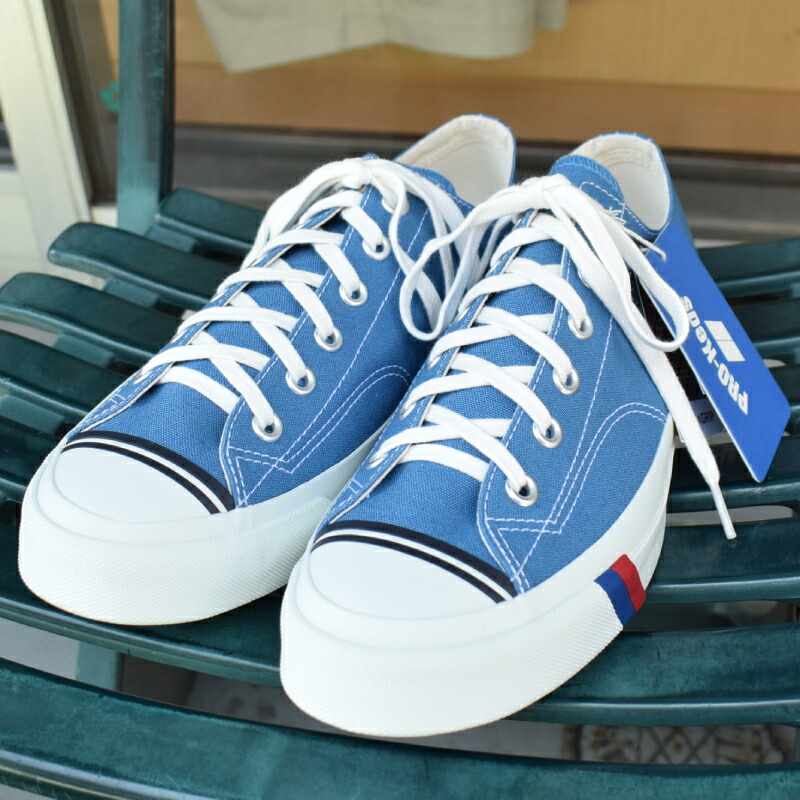 PRO-Keds (プロケッズ) ROYAL AMERICA LO (ロイヤルアメリカ キャンバス ロー) BLUE