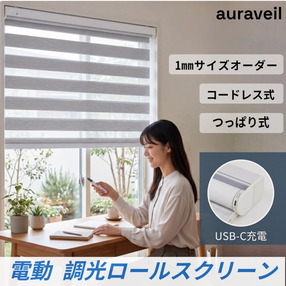 【21%OFF引き換え証+P10倍】電動 調光ロールスクリーン 電動式 つっぱり コードレス ロールカーテン 遮光 穴あけ不必要 USB申し受ける式 購入注文 引き幕軌跡滑りだし 賃貸借契約聞き入れる 遮光 遮熱 採光 つつみ隠し 防寒打つ手 滑りだし飾り気の無い 幅50～180高さ50～200珊 2年引きうける 貨物輸送無料