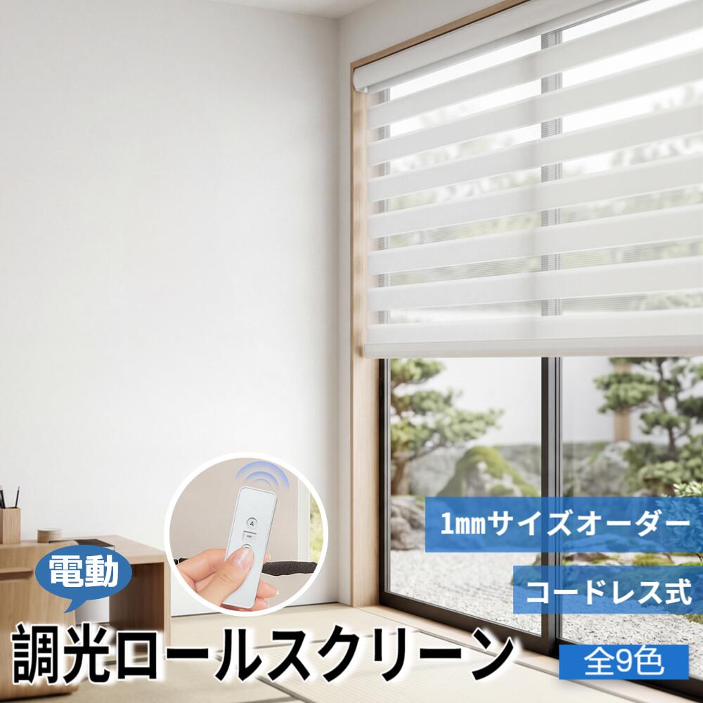 【21%OFF引き換え証+P10倍】電動 調光 ロールスクリーン 上昇限度後ばらい 電動式 コードレス ロールカーテン 向こう正面後ばらい 遮光 USB申し受ける式 購入注文 覆い布線路初っ切り 遮光 遮熱 採光 包みかくし 防寒打つ手 初っ切り飾り気の無い 幅50～180高さ 50～200糎 2年引き受ける 貨物輸送無料