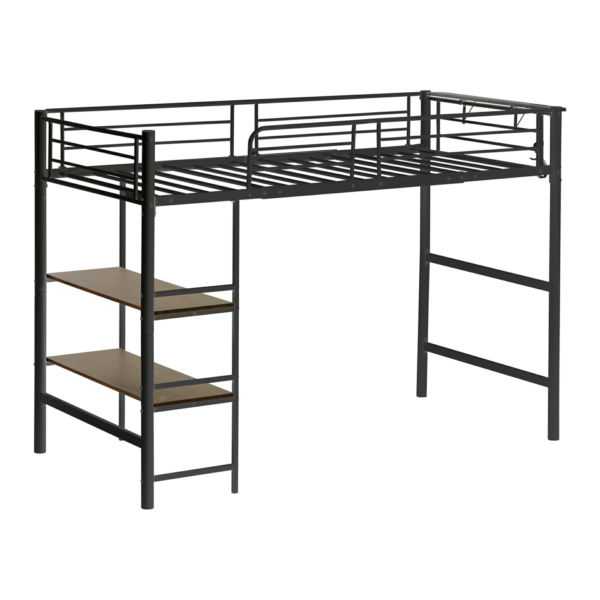 楽天市場】パイプベッド ロフトベッド 分割可能 シングル パイプ