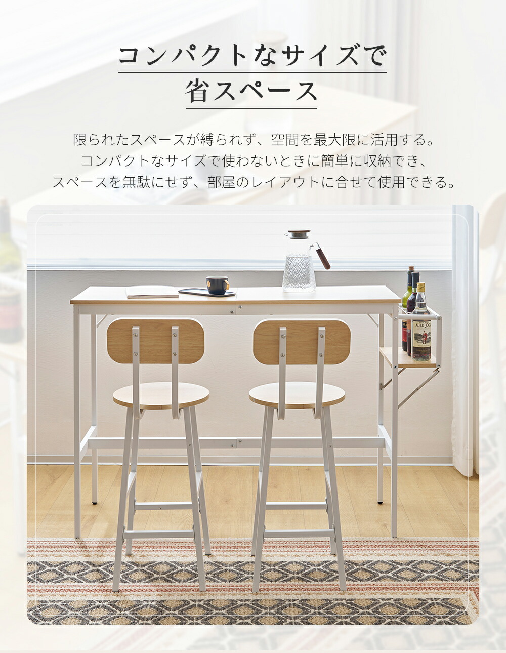 楽天市場】【送料無料】【ブラウン】新発売 カウンターテーブル