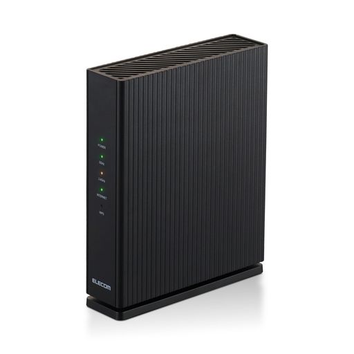 エレコム 無線LAN ルータ 無線電話ローカルエリアネットワーク 2402+574Mbps 11ax 有線Giga IPv6 EasyMesh(TM) エコ包み WRC-W602-B