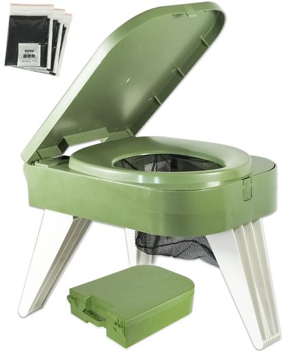 FUTUREFOX【防災士推奨】簡易トイレ災害用防災トイレポータブルトイレコンパクト耐荷重150kgトイレキット付属(簡易トイレ(本体))