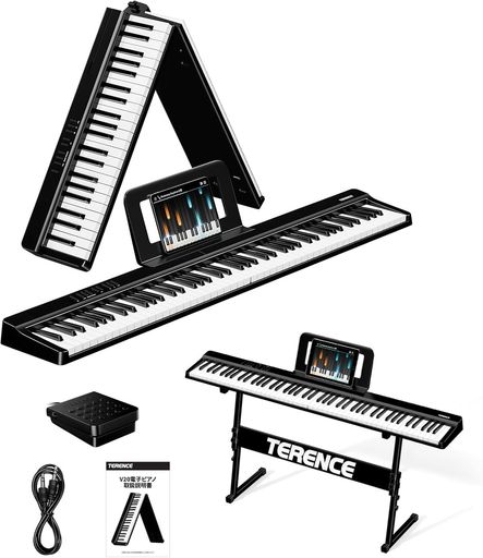 楽天市場】TERENCE電子ピアノ88鍵カウンターウェイト鍵盤木製20W
