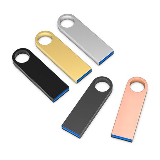 USBメモリ64GB 5個パックWooolken 高速 USB 3.0 サムドライブ 洗練されたメタルフラッシュドライブ キーチェーン付き USBドライブ PC/コンピューター/Mac｜Serene Beauty 店