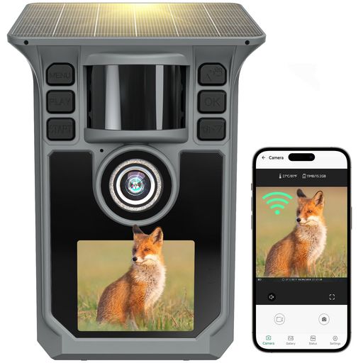 楽天市場】FKPCAM2025最新型トレイルカメラソーラー式野生動物監視