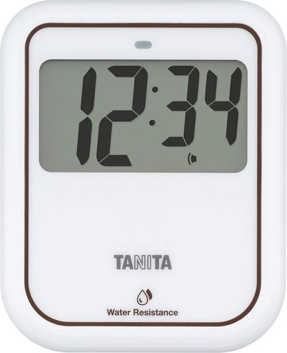タニタ(Tanita)非接触タイマー洗えるタイプ大画面100秒衛生的手洗いホワイトTD422WH 4,277円