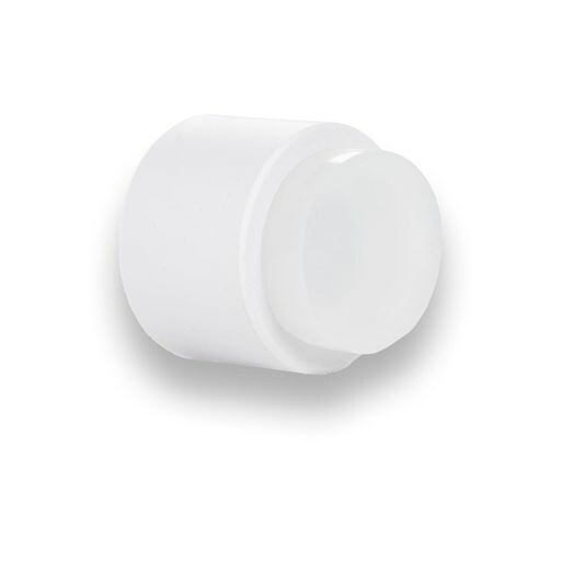 EVIHerrajes|粘着式ウォールマウントドアストップ|28x28mm|ホワイト仕上げ|100%機能的|モデル:I-198/28-BBL