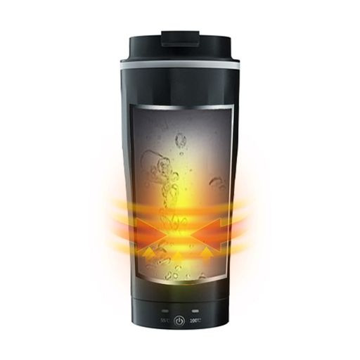 「やかんだけでなく、保温カップにもなる」電気ケトル沸騰・保温モード450ml電気ポットウォーターカップ車中泊12V/24V兼用保温45°C・ミルク65°C・紅茶85°C・お湯100°C小型一人用温度表示 6,770円