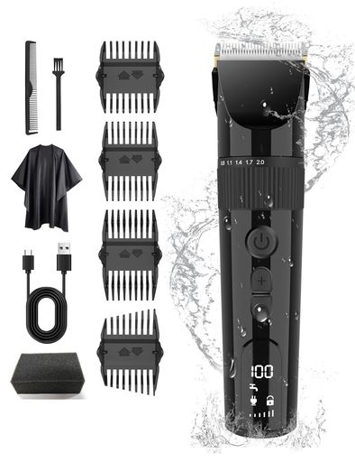 楽天市場】NOKWOK2025新登場バリカン子供メンズ散髪IPX7防水USB充電LED