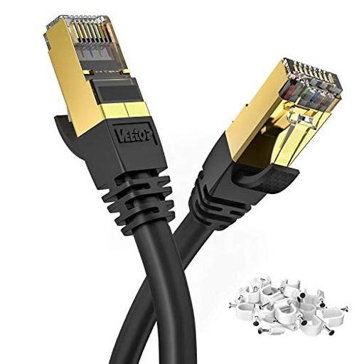 30mVeetopCAT8ローカルエリアネットワーク有線テレビ種族-8超弾丸道路雨合羽難燃耐磨耐候性金ツメRJ45コネクタギガビット40Gbps2000MHz26awg爪折れ押しとどめる二重遮蔽物マイコン有線lan有線テレビなおなお書き4なおなお書き5力くらべ用