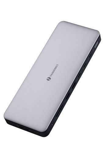 エレコムドッキングステーション14in14画面同時出力(3画面拡張)Thunderbolt4対応PD96WHDMI8K/30HzUSB-CポートPD30W高速データ転送シルバーDST-W13