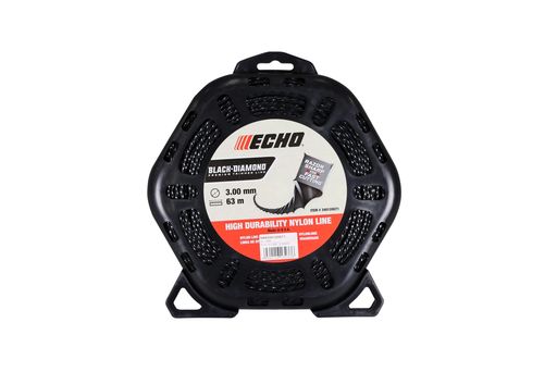 エコー(ECHO)ナイロンコード草刈刈払機用ツイスト型3.0mm径x63mBLACKDIAMONDブラックダイヤモンド