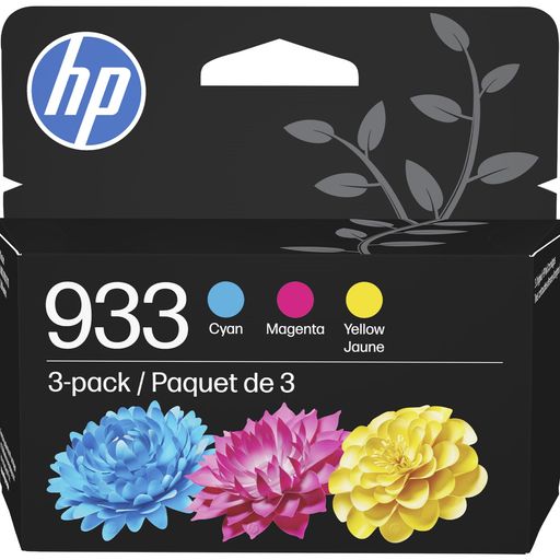 HP933|インクカートリッジ3個|シアン/マゼンタ/イエロー|CN058AN/CN059AN/CN060AN