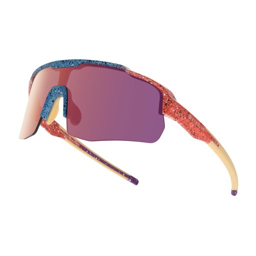 [EYEGLAD]MOTIONVIEWスポーツサングラスアウトドアHDハイコントラストUV400ランニング野球ソフトボールスポーツ環境に優しい(シュガーベリー)