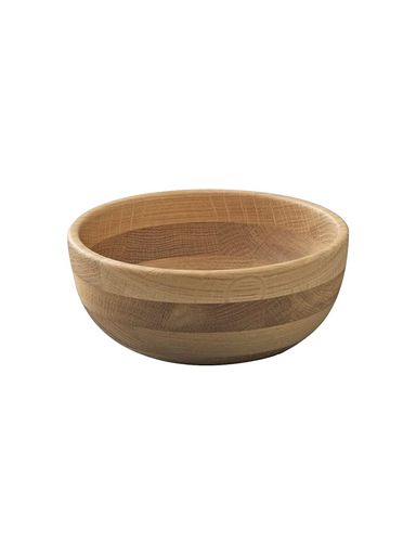 スワンソン商事サラダボウル木製食器天然木約直径17.5x高さ7.5cm高級家具用材として知られるオーク材使用KPK-007
