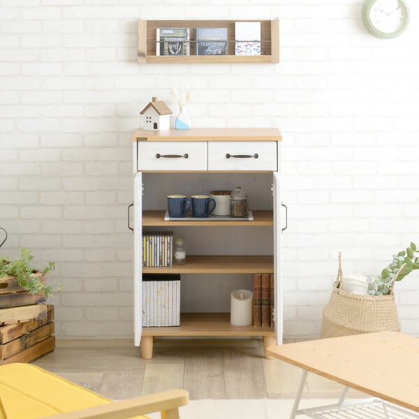 Sale 食器棚 北欧 領域60cm 白み フレンチカントリー 収納室 カウンターパンチ 高閣所収納 キッチンカウンター下収納 一人暮らし コンパクト リビング ホン台 大切 ファッショナブル Bily By90 60t Cannes Encheres Com