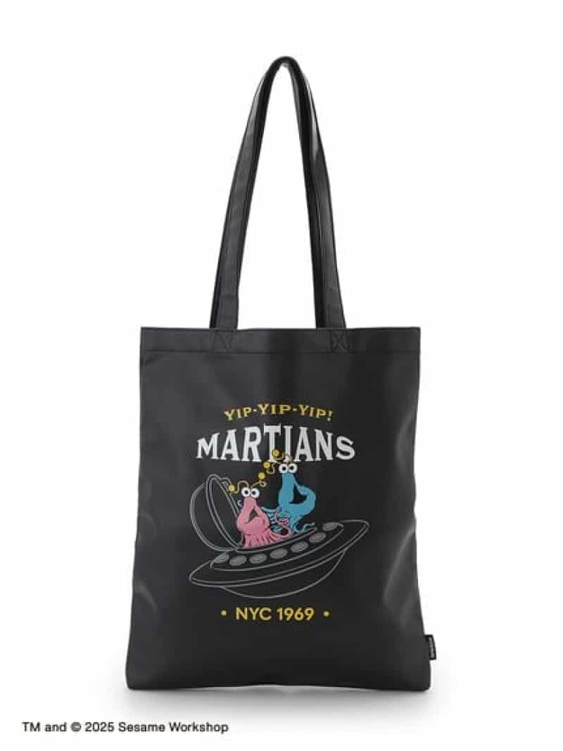 【MARS COLLECTION】トートバッグ SESAME STREET MARKET セサミストリートマーケット バッグ エコバッグ・サブバッグ ブラック【送料無料】[ Fashion]