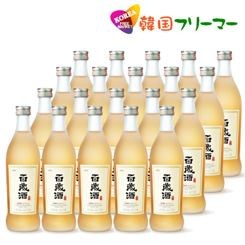 麹醇堂 百歳酒 (375ml) 1BOX-20本 韓国食品/韓国食材/お酒/焼酎/韓国焼酎/韓国お酒】 韓国酒/キムチ/お米/チヂミ/父/洋酒/美味しい/韓国焼酎/安い/一番/焼肉/