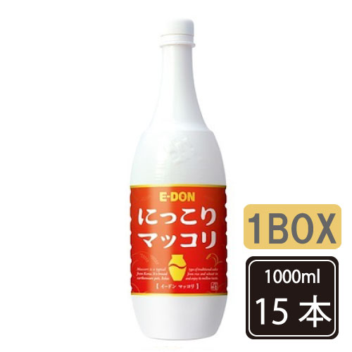 イドン 二東 マッコリ L Pet 1box 15本 イドン マッコリ 韓国食品 お酒 キムチ チヂミ にっこり 韓国お酒 キムチ 韓国マッコリ 二東 韓国食材 洋酒 美味しい マッコリ 安い E Dong Umu Ac Ug