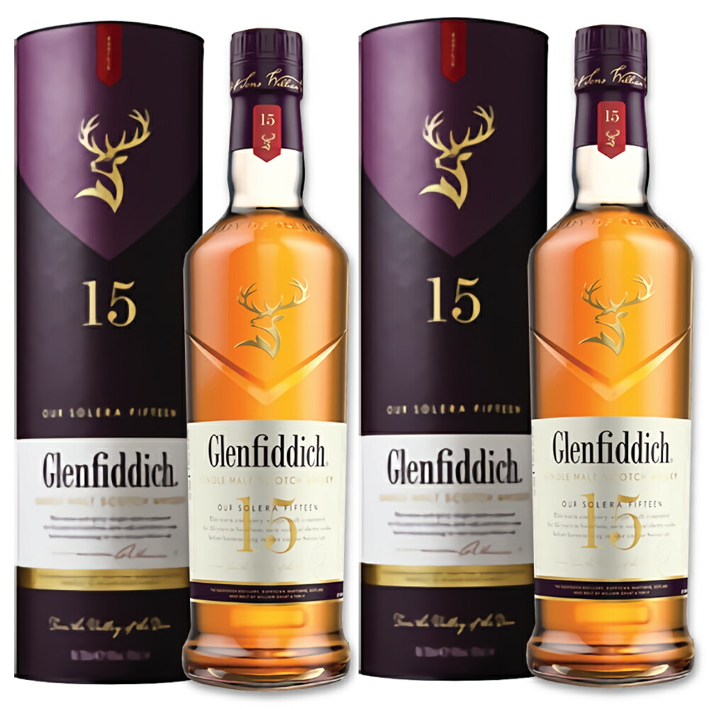 新品　Glenfiddich 15年 ♢ 700ml ウイスキー　【3本セット】 楽天市場】[正規品] グレンフィディック 15年 700ml 3本セット