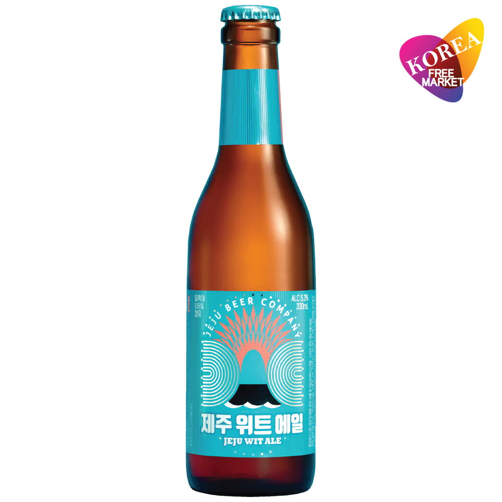 済州 エール ビール(瓶) 330ml / JEJU WIT ALE ゼジュチェジュウ ウィート beer｜韓国フリーマー
