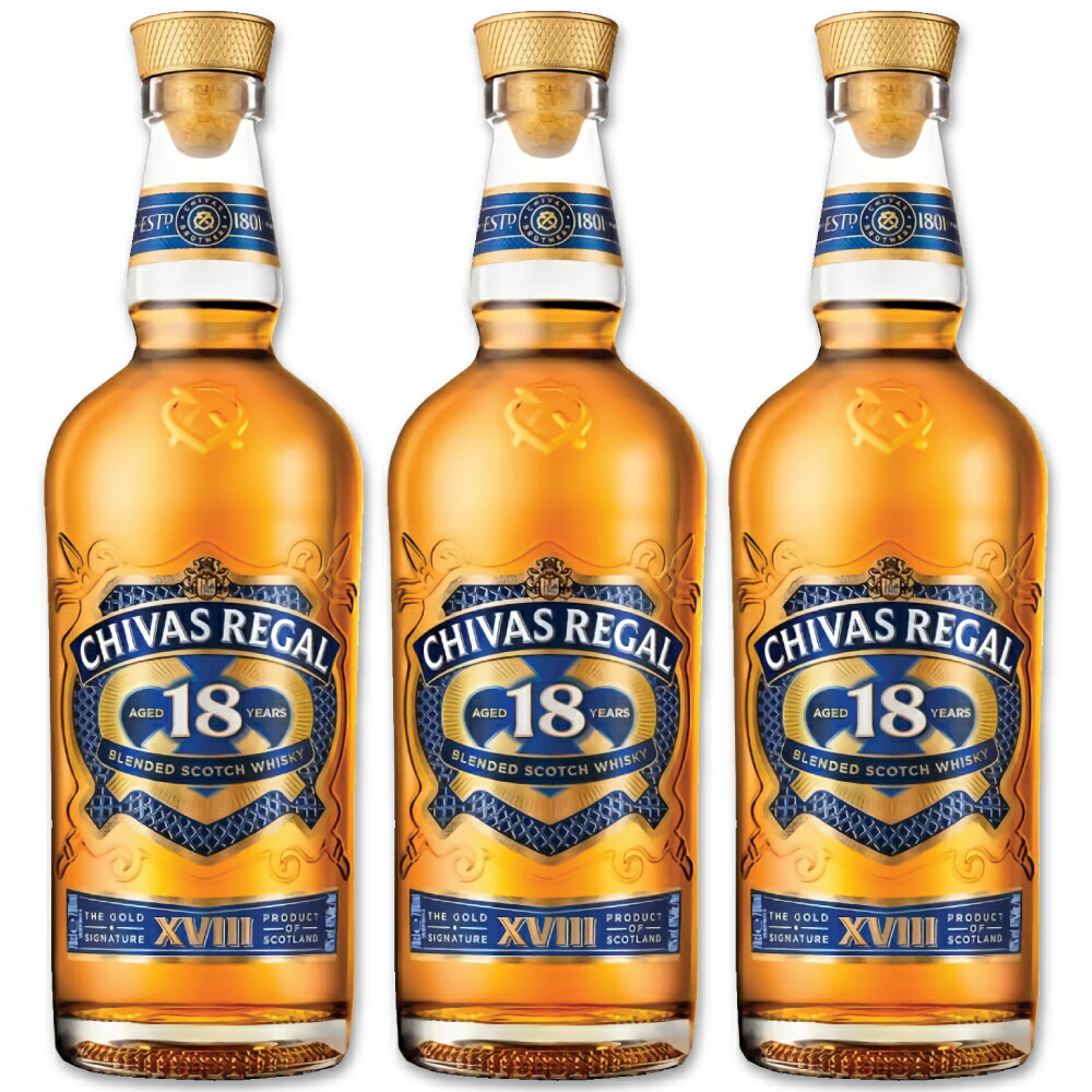 新品未開封 シーバス18年 3本セット 700ml 新品未開封 シーバス18年 3本セット 700ml