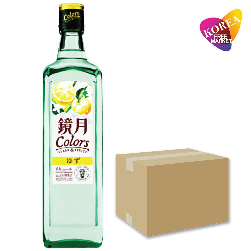 鏡月Colors ゆず 16度 700ml 12本 箱売り 1BOX / きょうげつ カラーズ 焼酎 柚子