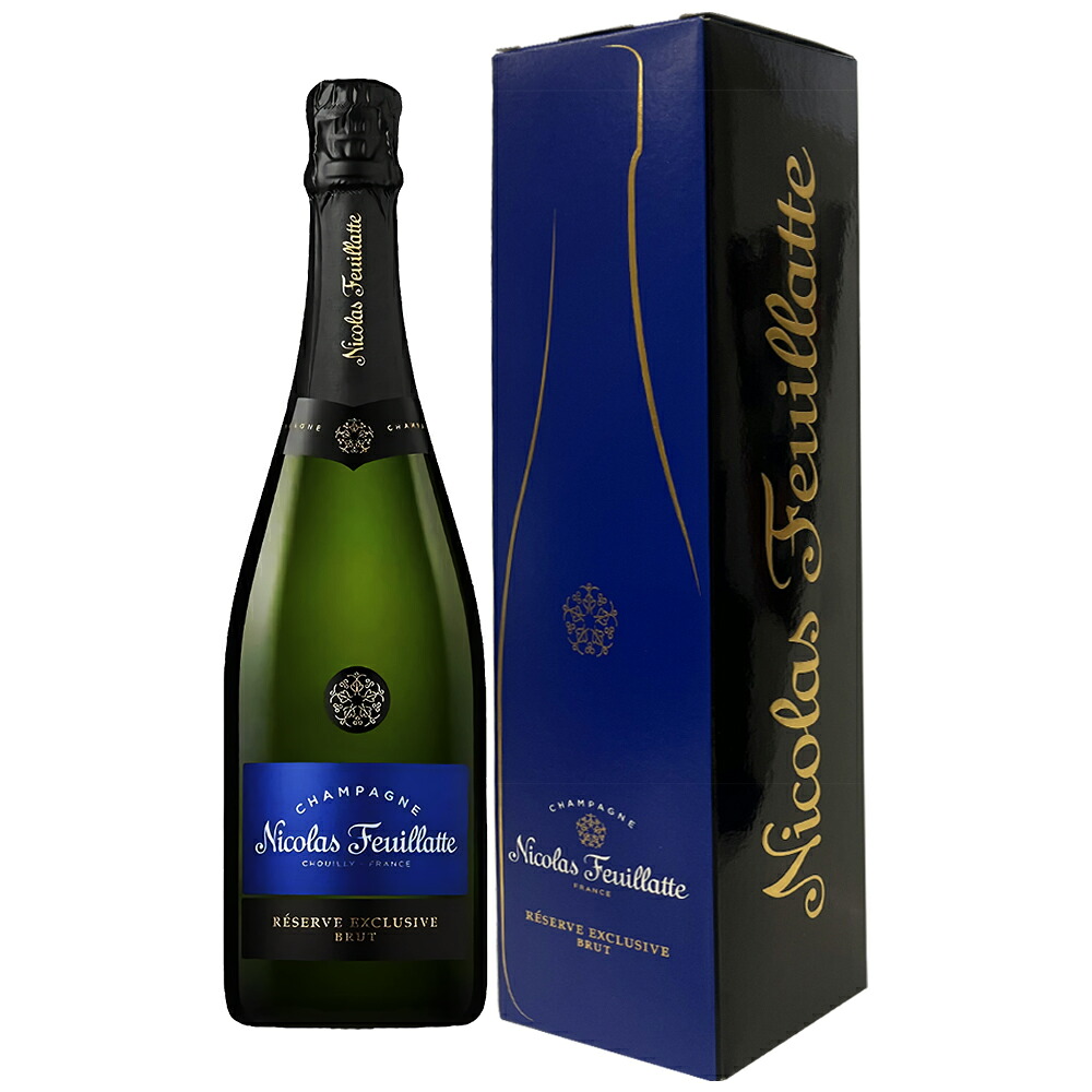 ニコラ・フィアット レゼルヴ・エクスルクーシヴ ブリュット ハーフボトル 375ml / シャンパン 辛口 フランス Nicolas Feuillatte｜韓国フリーマー