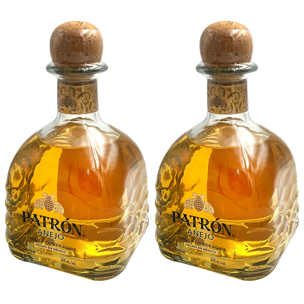 正規品 箱付き パトロン アネホ 750ml 2本セット / プレミアム テキーラ メキシコ産 40%|韓国フリーマー