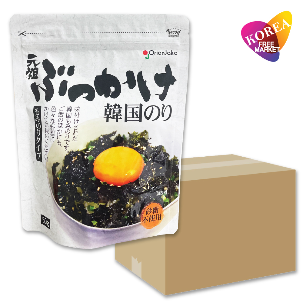 オリオンジャコー 元祖 ぶっかけ オリジナル 50g × 24袋 箱売り 1BOX もみのりタイプ 韓国のり ふりかけ