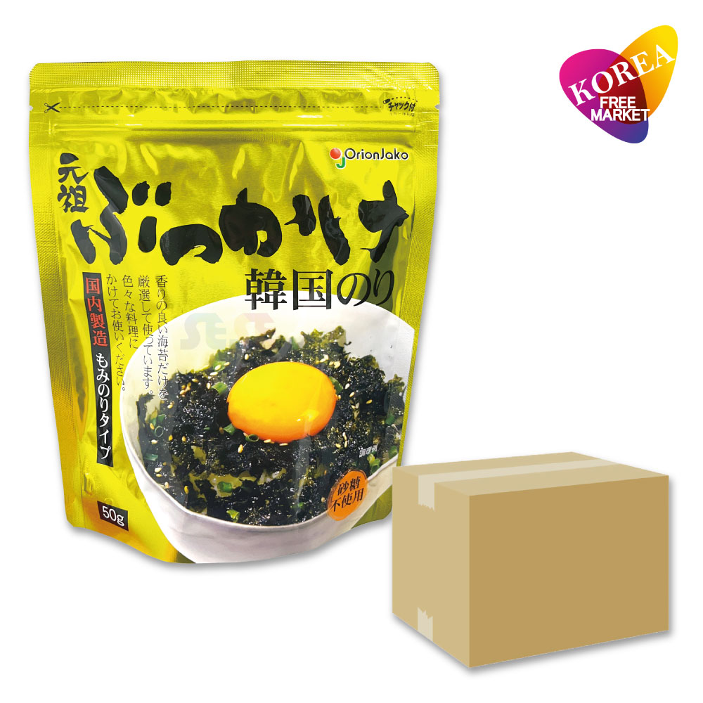 オリオンジャコー 元祖 ぶっかけ オリジナル 50g × 24袋 箱売り 1BOX もみのりタイプ 韓国のり ふりかけ 6,826円