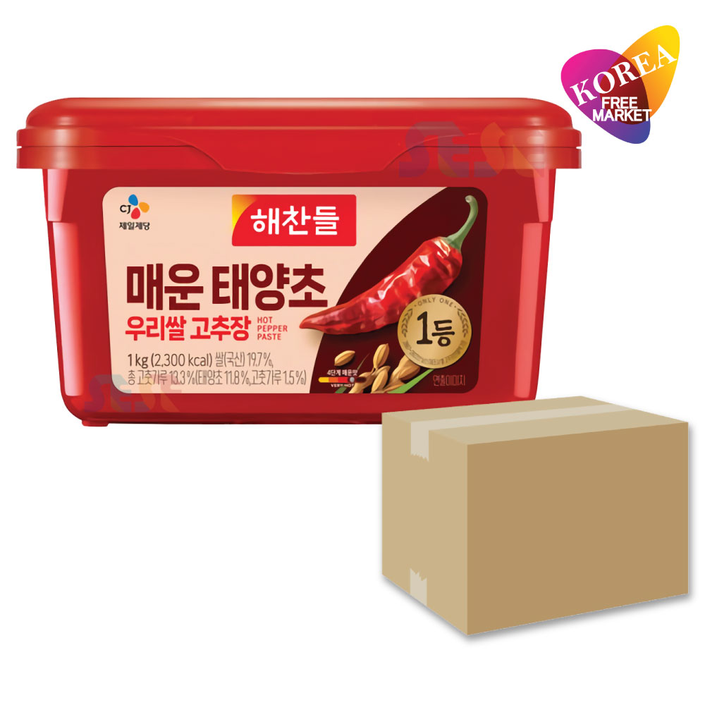ヘチャンドル 辛口 コチュジャン 1kg 12個セット / CJ 太陽椒 ゴチュジャン 韓国調味料 激辛