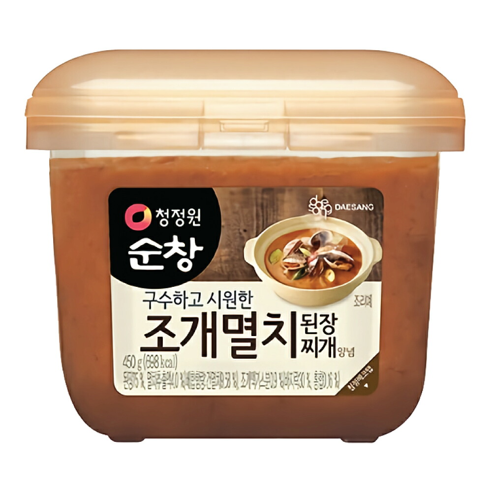 スンチャン チゲテンジャン 450g 12個 箱売り 1BOX あさりイワシ入り 韓国味噌 チゲ用味噌 韓国味噌 韓国料理 韓国食材 調味料 韓国ソース 韓国味噌 在来式味噌 5,458円