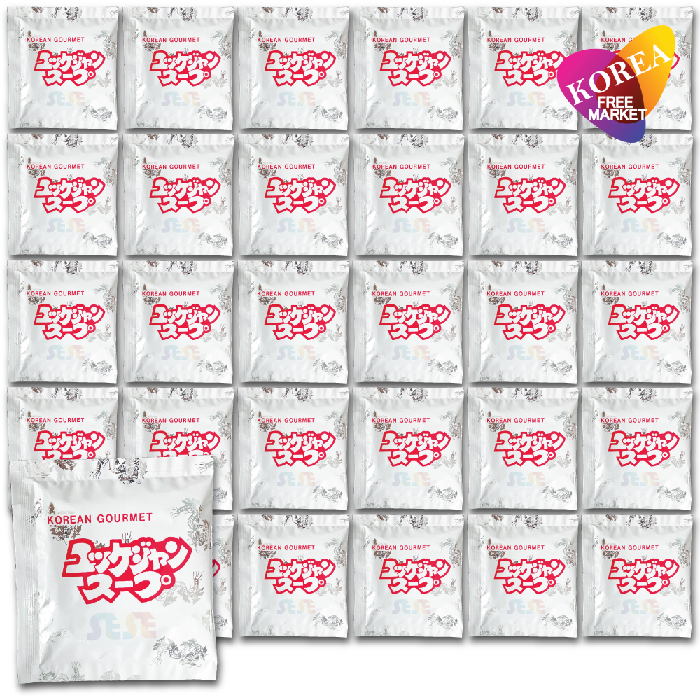 楽天市場】KOREAN GOURMET ユッケジャンスープの素 45g 30袋