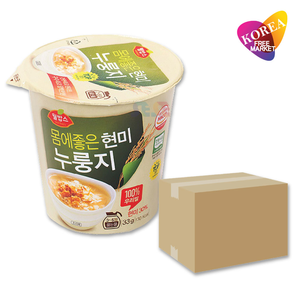 オソン 玄米おこげスープカップ 33g 30個 箱売り 1BOX 玄米30％ 韓国産 インスタント CUP カップスープ