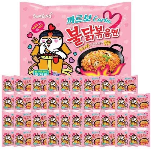 三養 カルボ ブルブルダック炒め麺 40袋 1box プルタク炒め麺 プルダックポックンミョン/プルタク炒め麺/韓国 麺/カルボ ブルダック/カルボ プルダックポックンミョン サムヤン