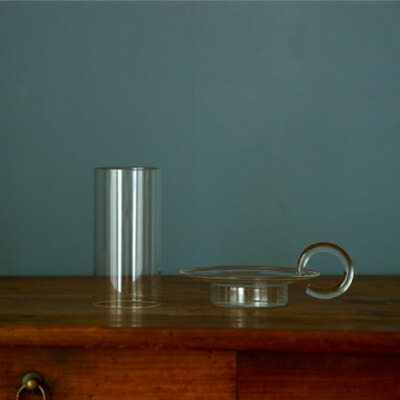 ferm LIVING キャンドルホルダー ガラス 北欧 キャンドルスタンド