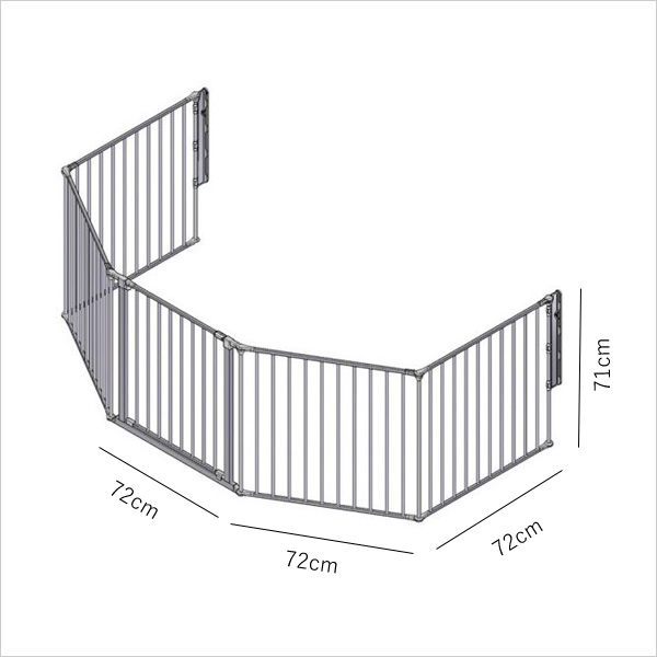 最新モデル ベビーダン ハースゲート Xxl 5面 送料無料 薪ストーブ フェンス おしゃれ ストーブフェンス ストーブガード ストーブ 赤ちゃん 柵 ベビーゲート ペットゲート セーフティ 安全柵 Hearth Gate Babydan ハース ゲート Kanal9tv Com