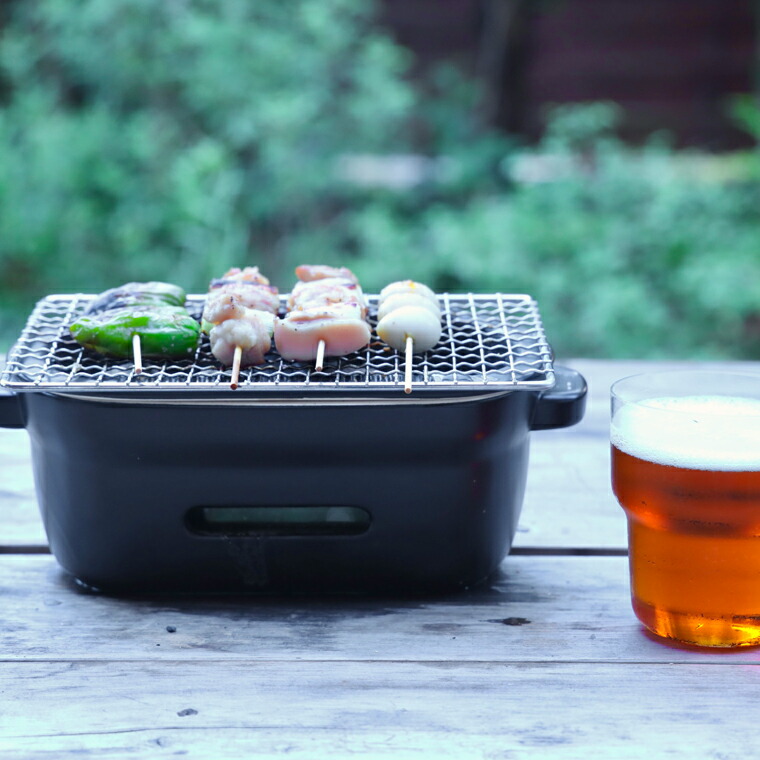 炭火コンロ【角】水コンロ 卓上コンロ 炭火焼きグリル 日本製 炭火焼き