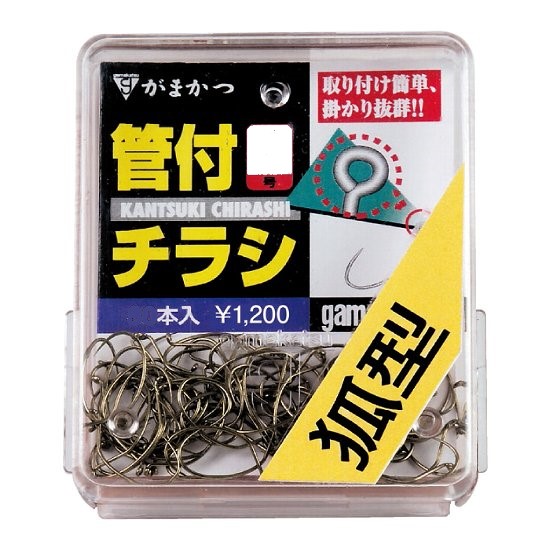 楽天市場】【鮎】【がまかつ】66445ザ・ボックス 管付チラシ狐型号数