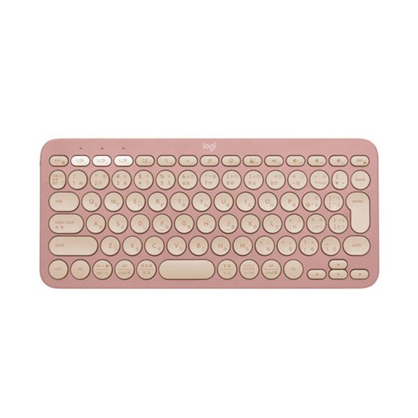 ロジクールPEBBLE KEYS 2 K380S ローズ K380sRO 1台パソコン キーボード テンキー