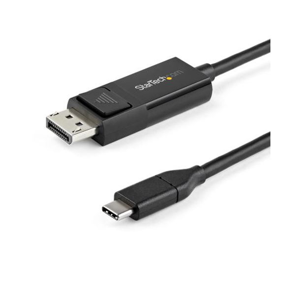 StarTech.com USB TypeC-DisplayPort 1.2変換ケーブル 1m ブラック CDP2DP1MBD1本 パソコン ケーブル ケーブルカバー