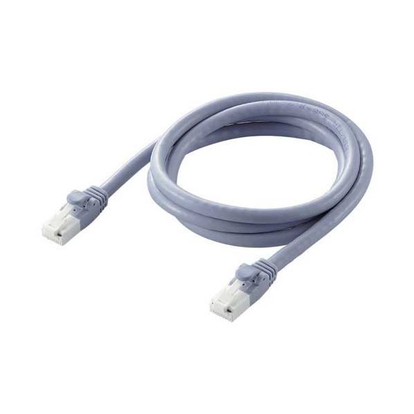LANケーブルCat6A RoHS ブルー 1m*5本パソコン ケーブル ケーブルカバー LANケーブル